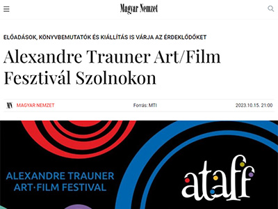 Alexandre Trauner Art/Film Fesztivál Szolnokon