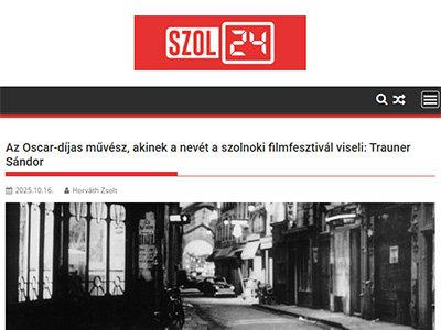 Az Oscar-díjas művész, akinek a nevét a szolnoki filmfesztivál viseli: Trauner Sándor