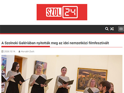 A Szolnoki Galériában nyitották meg az idei nemzetközi filmfesztivált